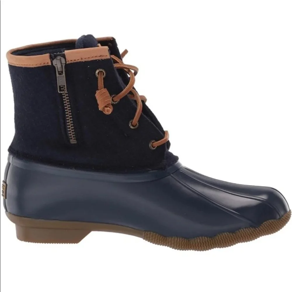 Sperry Women's Saltwater Emboss Wool Boots